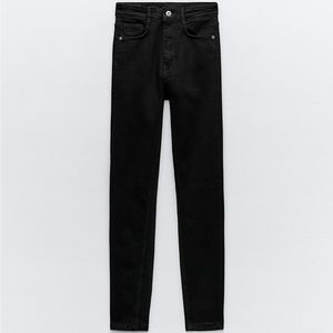 Zara | sculpted high rise TRF skinny jeans